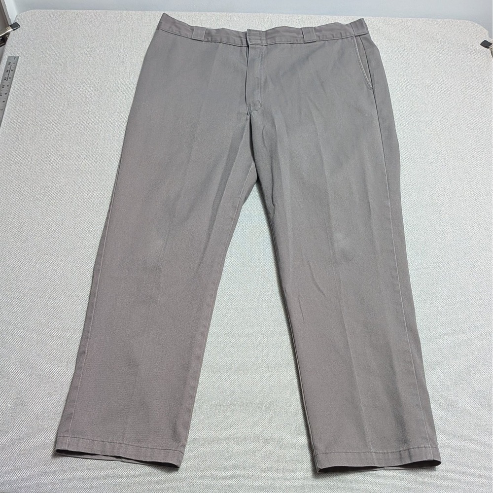 Dickies Pants Men's Grey 42x32 874 Original Fit Workwear Chino Cotton Blend